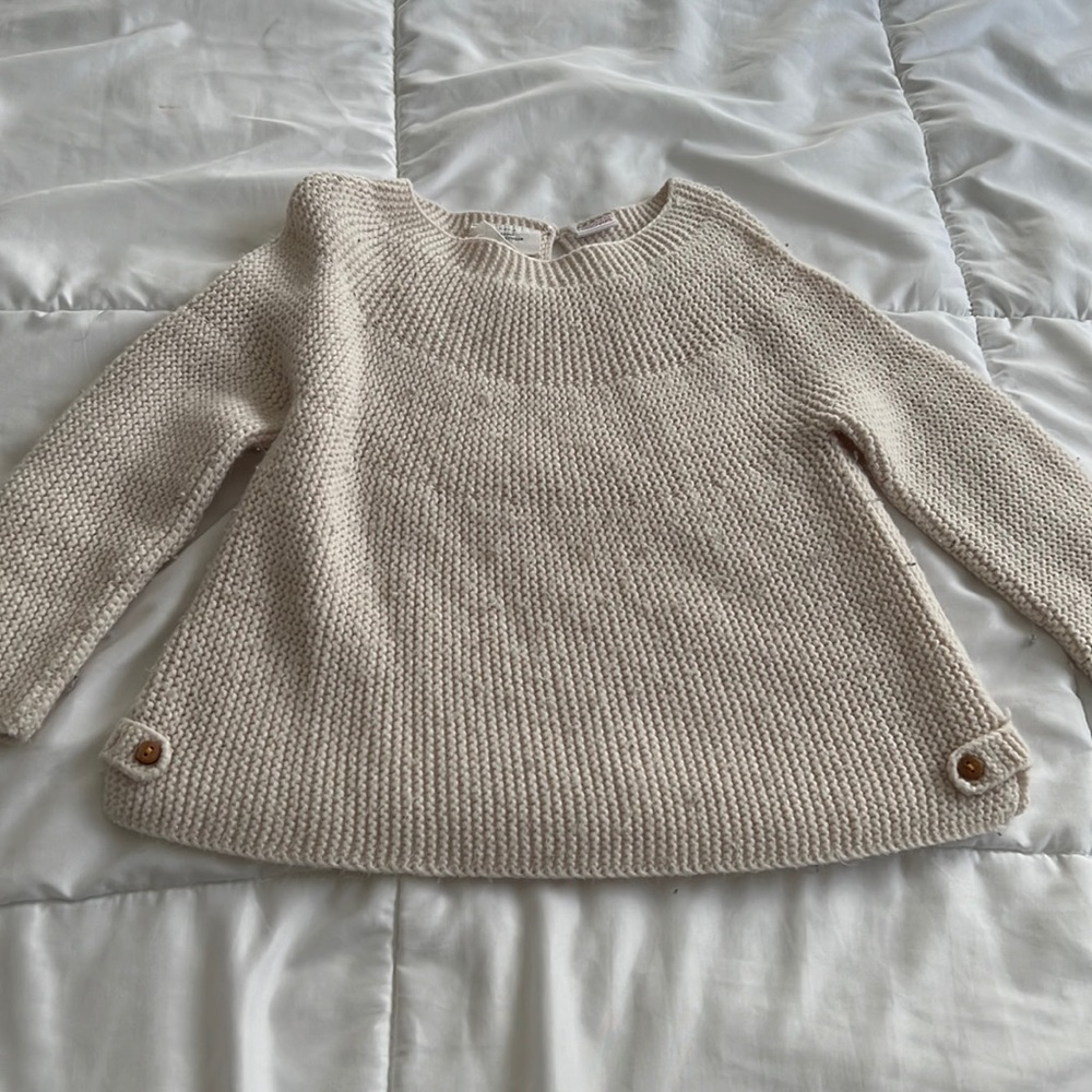 Zara little girls sweater 3/4 yrs